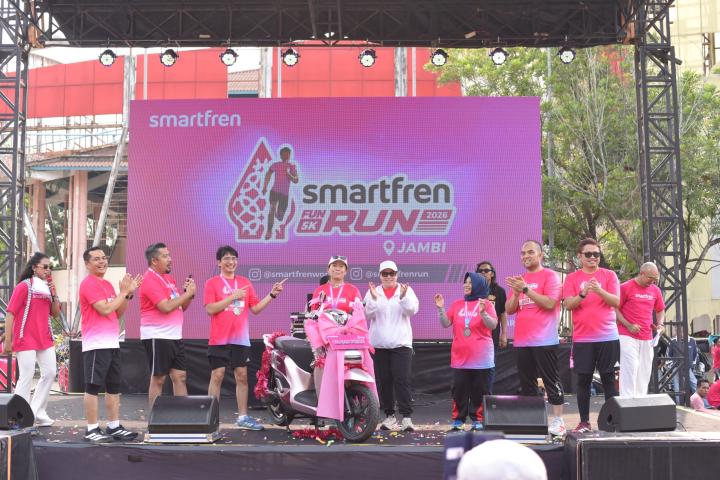 Jagoan Sinyal Se-Indonesia SMARTFREN Perkuat Jaringan di Jambi Hadirkan Pengalaman Digital Lebih Andal melalui SMARTFREN Fun Run 2026   