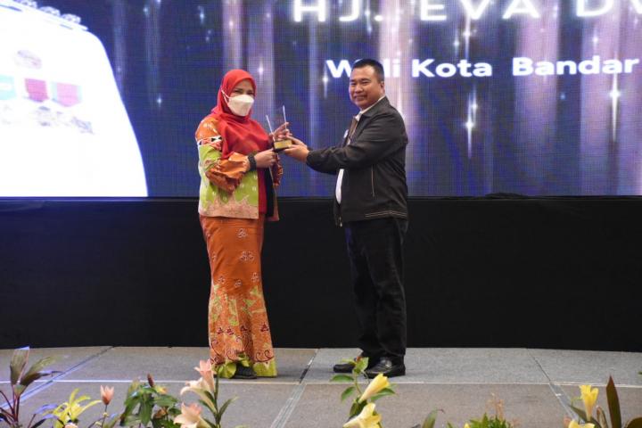SMSI Lampung Award, Walikota Bandar Lampung Diganjar Penghargaan Kepala Daerah Peduli UMKM 
