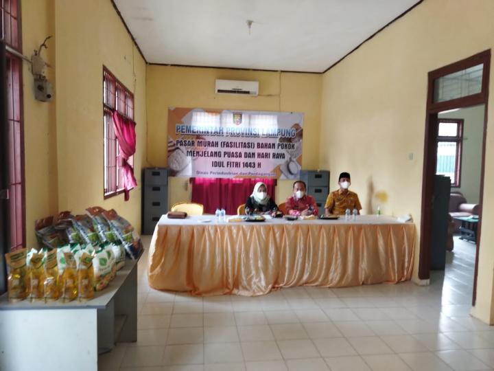 Jelang Ramadhan, Pemprov Lampung Melalui Dinas Perindag Gelar Pasar Murah di Kabupaten Lampung Tengah