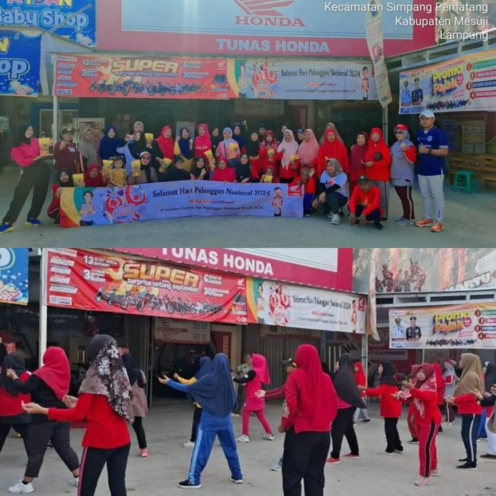 TDM Simpang Pematang Meriahkan Hari Pelanggan Nasional Dengan Senam Sehat Bersama 