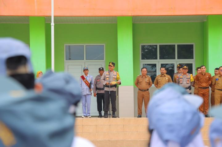 Kapolresta Bandar Lampung Minta Siswa Jauhi Narkoba Hingga Judol