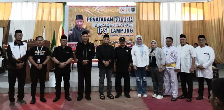 81 Pelatih, Wasit dan Juri Pencak Silat  Lampung Ikuti Pelatihan Daerah