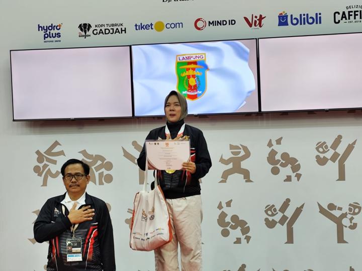 Shorinji Kempo Persembahkan 1 Emas untuk Lampung di PON Beladiri