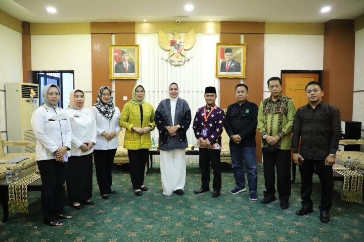 Audiensi LPAI Provinsi Lampung dengan Ketua Dewan Pengawas LPAI Riana Sari Arinal