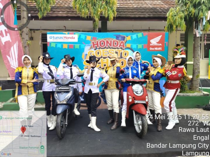 Honda Goes to School, TDM Raden Intan Meriahkan HUT SMAN 1 Bandar Lampung dengan Edukasi dan Hiburan Seru