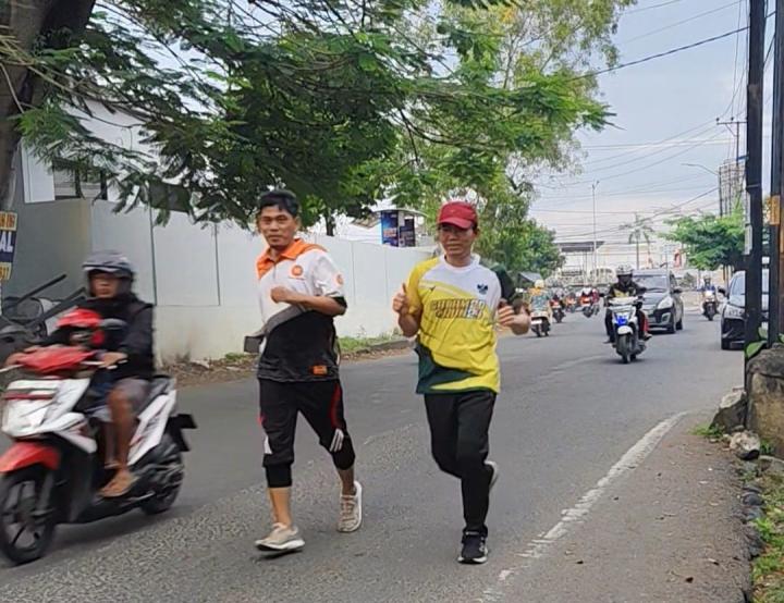 Lari Pagi Ketua PKS Lampung: “Merdeka Juga dari Malas”