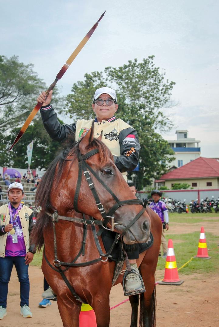 Pj.Gubernur Lampung Samsudin Buka Kejuaraan Nasional Panahan Berkuda Piala Gubernur 2024 