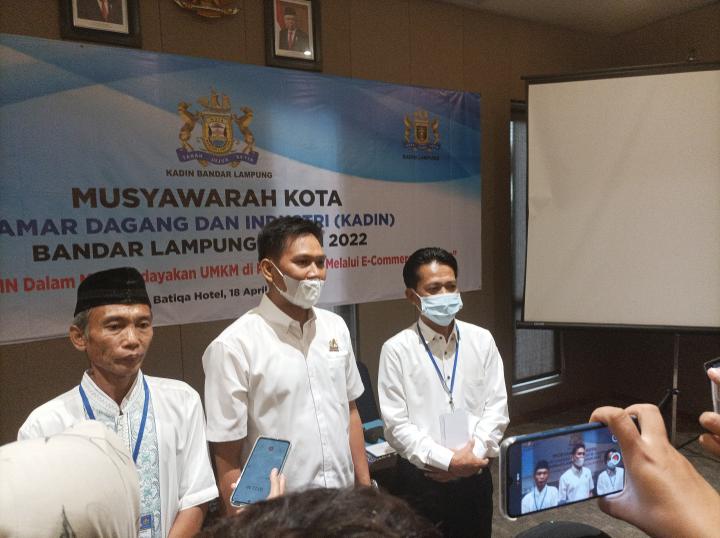 Nur Iwan Subakti Nahkodai KADIN Kota Bandar Lampung Periode 2022-2027