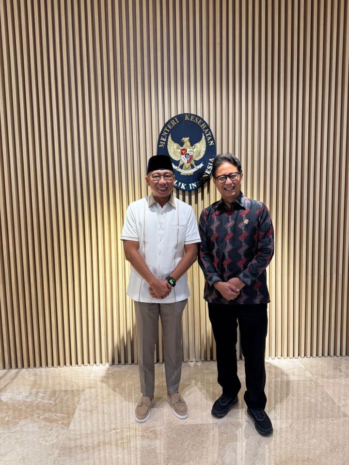 Gubernur Terpilih Lampung Rahmat Mirzani Djausal Bertemu Menkes, Bahas Peningkatan Layanan Kesehatan di Lampung