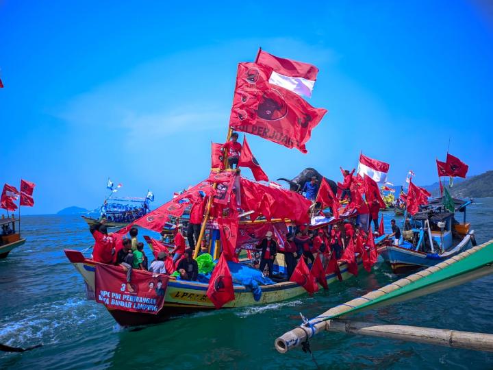 Kirab Pemilu 2024 di Bandar Lampung Sasar Masyarakat Wilayah PesisirÂ 