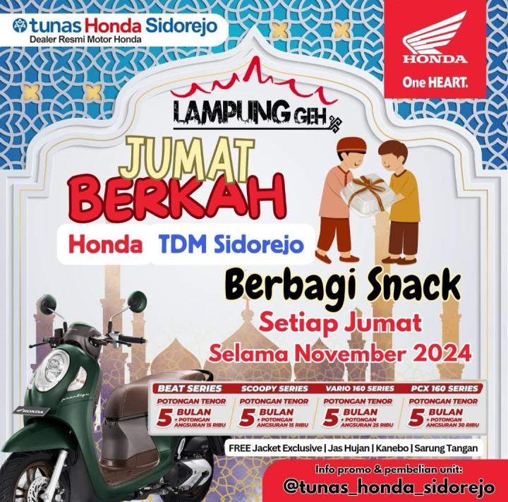 Berbagi Kebahagiaan Jumat Berkah Bersama TDM Sidorejo 