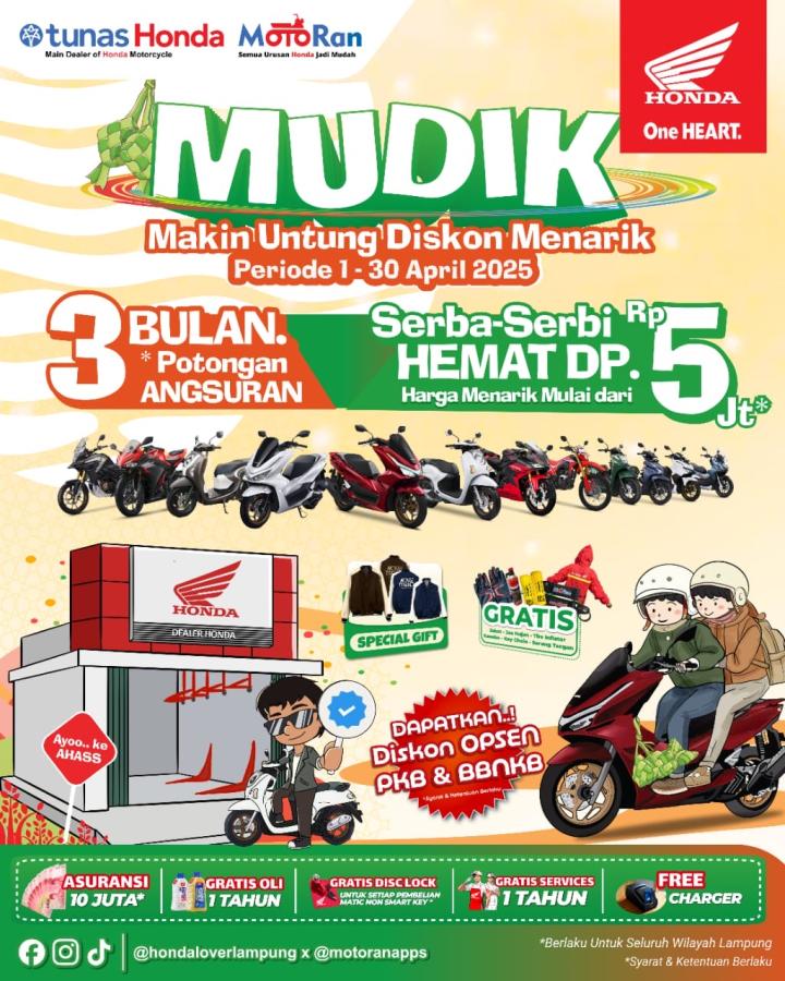 Promo MUDIK (Makin Untung Diskon Menarik)   