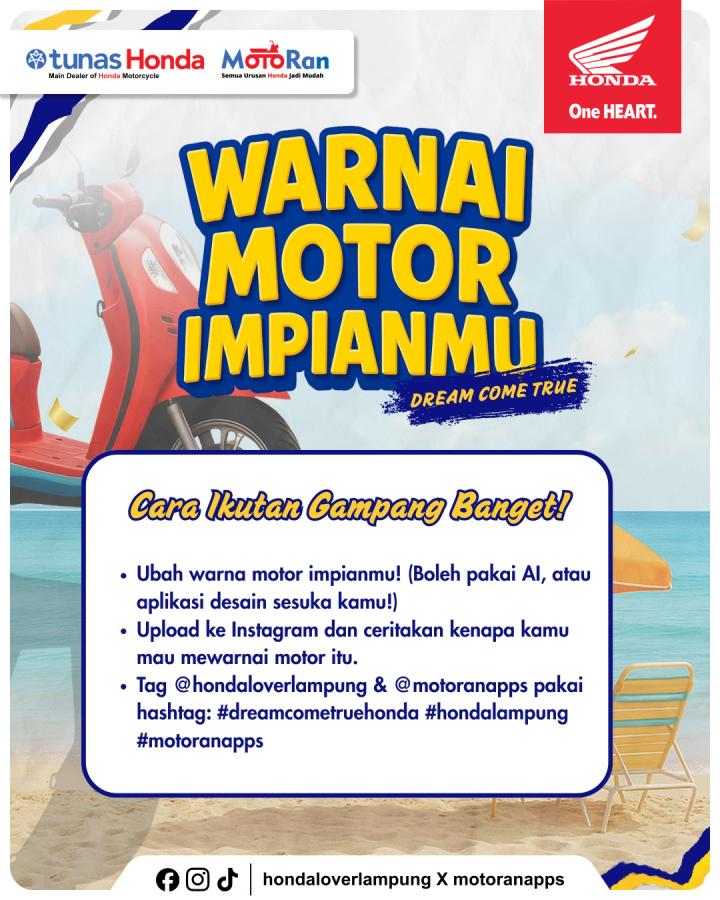 “Warnai Motor Impianmu” – Wujudkan Desain Motor Impian Kamu!   