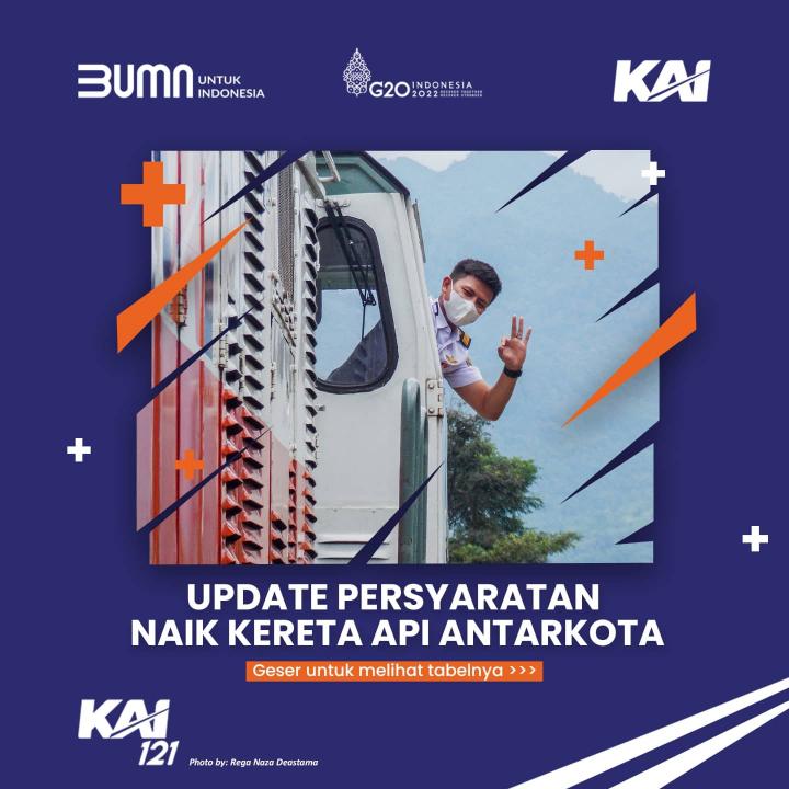 Aturan Terbaru Naik KA Rajabasa dan KA Kuala Stabas Mulai 5 April 2022