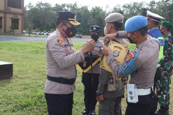 Polres Tubaba Gelar Pasukan Ops Patuh Krakatau 2022