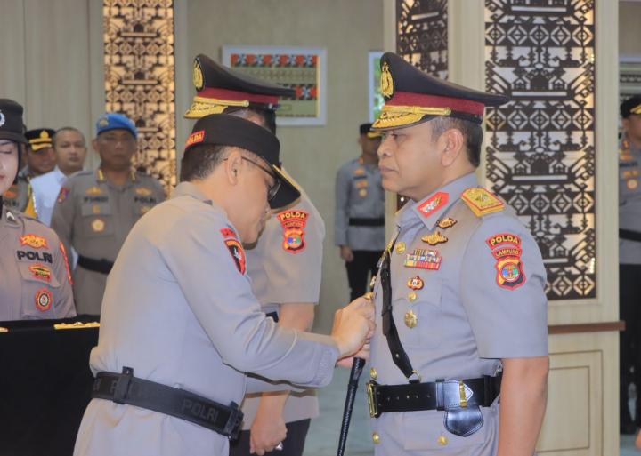 Brigjen Pol Sumarto Resmi Jabat Wakapolda Lampung Gantikan Irjen Pol Ahmad Ramadhan