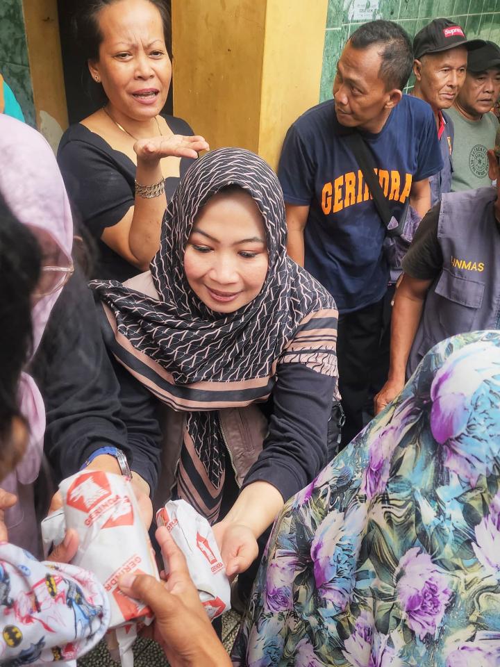 Gubernur Lampung Kirim Bantuan untuk Korban Banjir, DPRD Kota Bandar Lampung Fraksi Gerindra Tinjau Lokasi