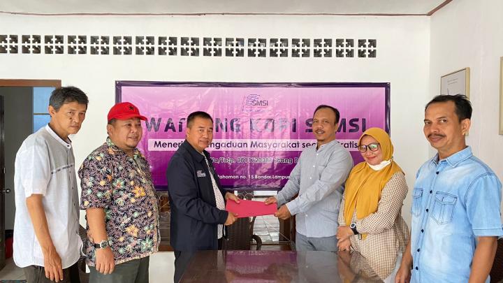 Donny Irawan Resmi Daftar Sebagai  Ketua SMSI Lampung Periode 2022-2027   