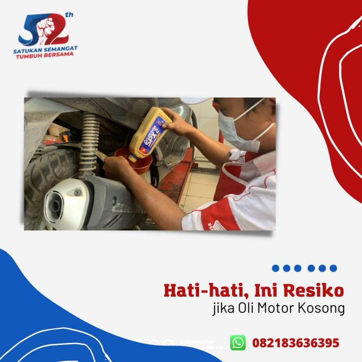 Hati-hati, Ini Resiko jika Oli Motor Kosong