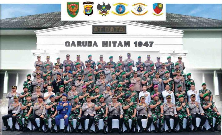 Jalin Sinergitas TNI-Polri di Provinsi Lampung, Rapim Tahun 2023 Dilaksanakan 
