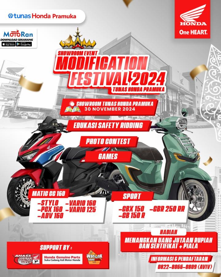 Modification Festival 2024 TDM Honda Pramuka 
