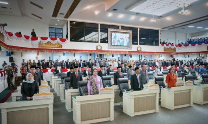 Rapat Paripurna DPRD Provinsi Lampung Infrastruktur Kedepan Jadi Prioritas