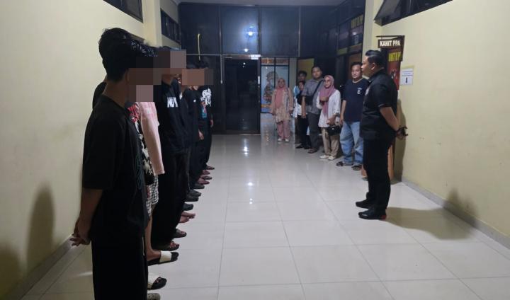 Polisi Amankan 9 Remaja Usai Keributan di Way Dadi Sukarame