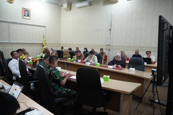 Pemprov Lampung Ikuti Rakor Pengendalian Inflasi Daerah Jelang Ramadan   