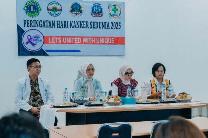 Wakil Gubernur Lampung Terpilih dr Jihan Nurlela Kunjungi RSUDAM Dalam Rangka Peringati Hari Kanker Dunia
