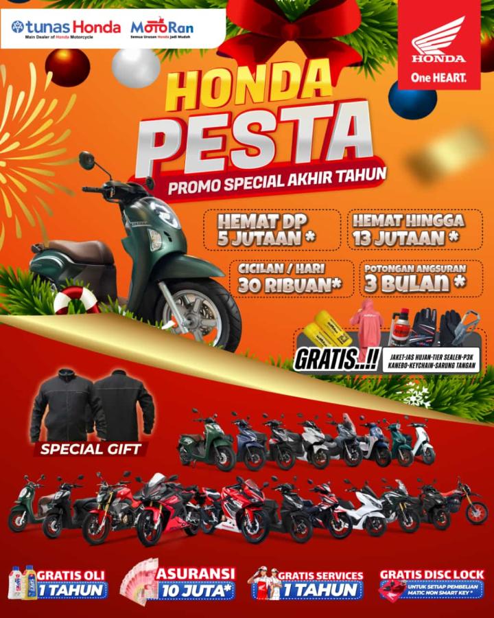 Honda Pesta " Promo Spesial Akhir Tahun " 