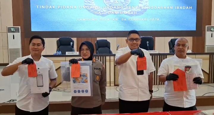 Polda Lampung Bongkar Kasus Love Scamming, Korban Rugi Rp70,5 Juta