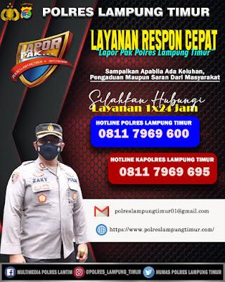 Berikan Pelayan Cepat, Kapolres Lamtim Sebar 