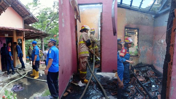 Rumah Lansia 75 Tahun di Bandar Lampung Terbakar, Kerugian Capai Rp25 Juta
