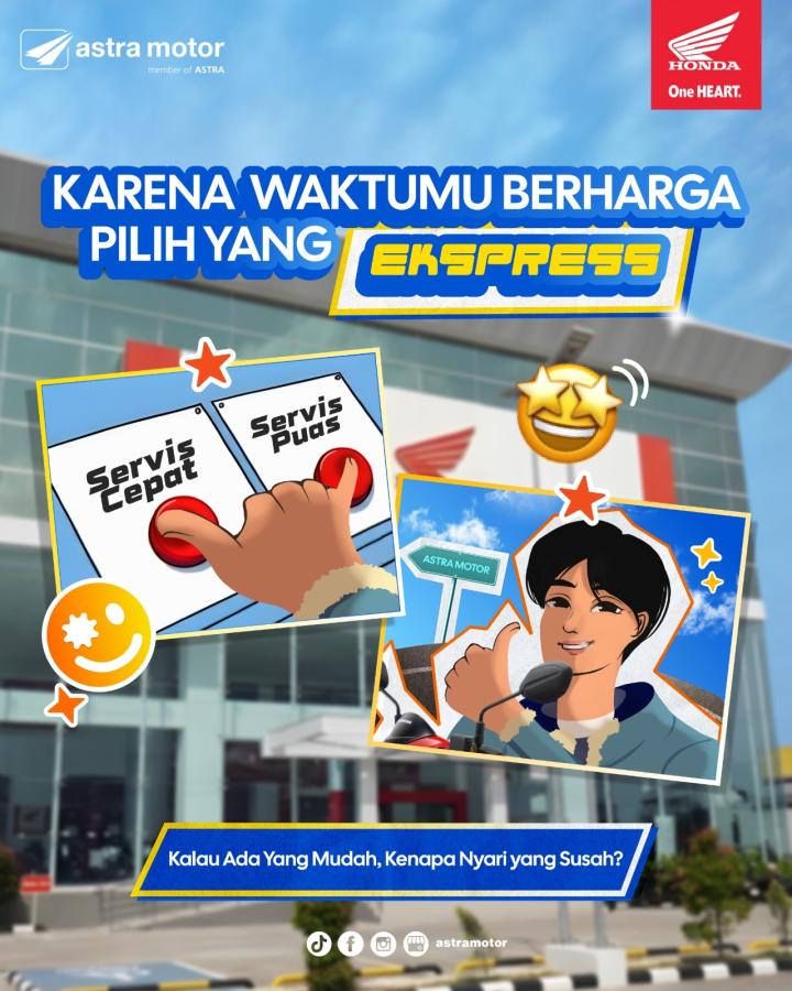 Astra Motor Natar Memperkenalkan “Layanan Ekspres” – Karena Waktu Anda Berharga