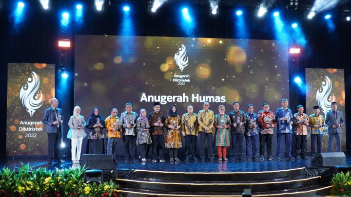 ITERA Borong Tujuh Penghargaan Anugerah Diktiristek Humas dan Kerja Sama