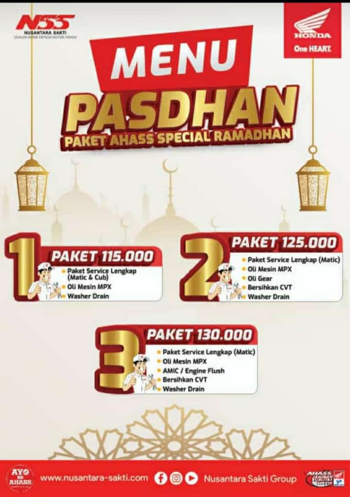 Promo Paket Service Special Ramadhan (PASDHAN)Â 