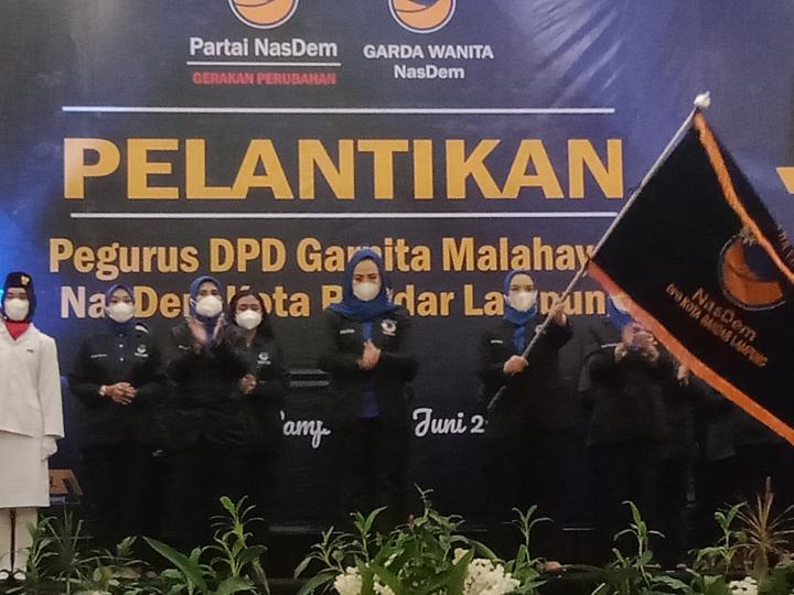 DPD Garnita Kota Bandar Lampung Dilantik, Herman HN: Saya Harap Selalu Dekat Dengan Rakyat 