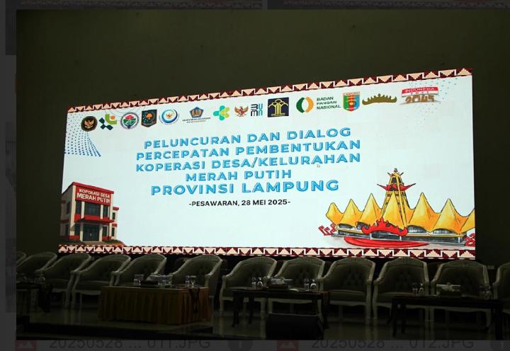 Ditjen AHU Dorong Lampung Jadi Pelopor 100% Musyawarah Koperasi Desa/Kelurahan Merah Putih