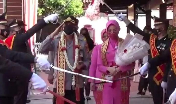Tangis Haru Inilah Perpisahan Sertijab Polres Tubaba 