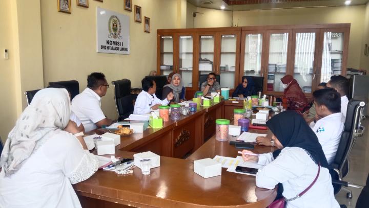 Komisi I DPRD Rapat Evaluasi Pelaksanaan APBD 2025 Sejumlah Dinas dan Instansi Pemda Kota Bandar Lampung