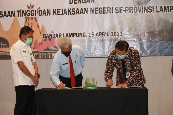 BPJS Kesehatan Lakukan Koordinasi Dan Kesepakatan Dengan Kejati Serta Kejari Se-Provinsi Lampung