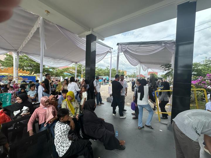 Kunjungan Idul Fitri Lapas Narkotika Bandar Lampung, Petugas layani Ribuan Pengunjung yang Sambangi WBP