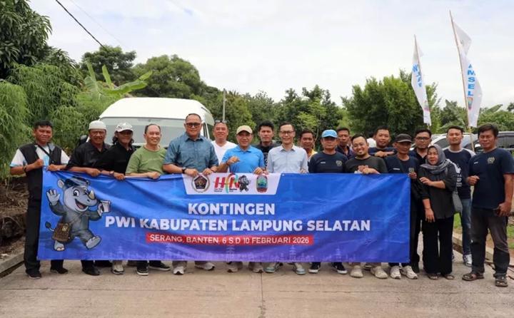 Dilepas Wabup Syaiful, PWI Lampung Selatan Bawa Misi Besar ke HPN 2026 Banten