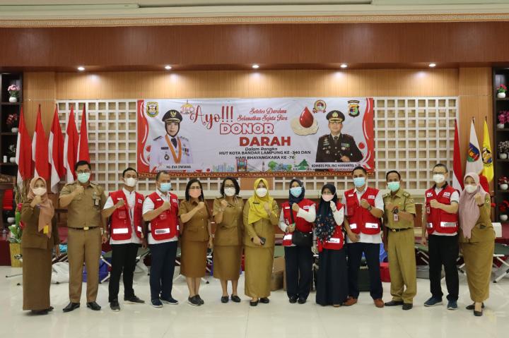 HUT Kota Bandar Lampung Adakan Kegiatan Donor Darah, Ini Kata Ketua PMI Lampung