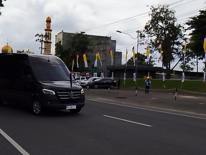 Inilah Detik-detik Kedatangan Ibu Negara Iriana Joko Widodo di Lampung