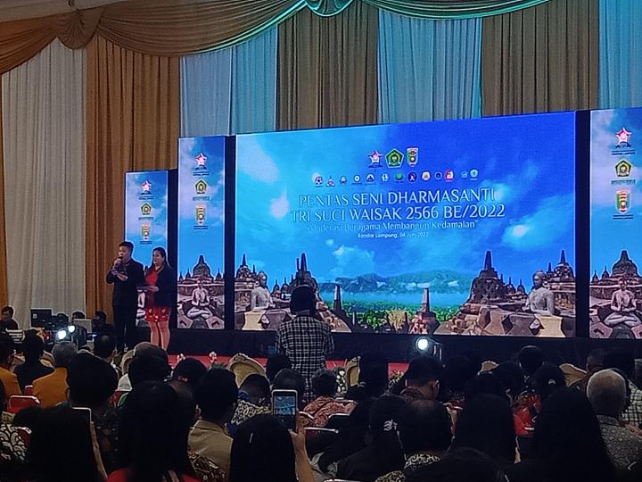 Dharmasanti Tri Suci Waisak 2566/2022 Resmi Dibuka