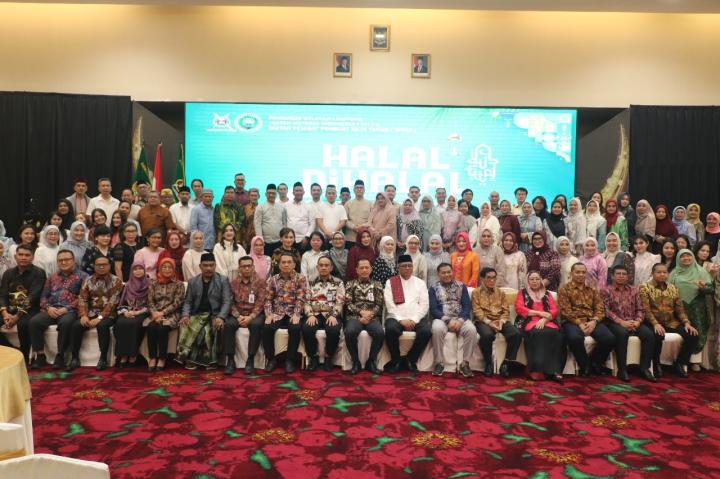 Pererat Silaturahmi, Kakanwil Santosa Halal Bihalal Bersama Notaris dan PPAT Provinsi Lampung