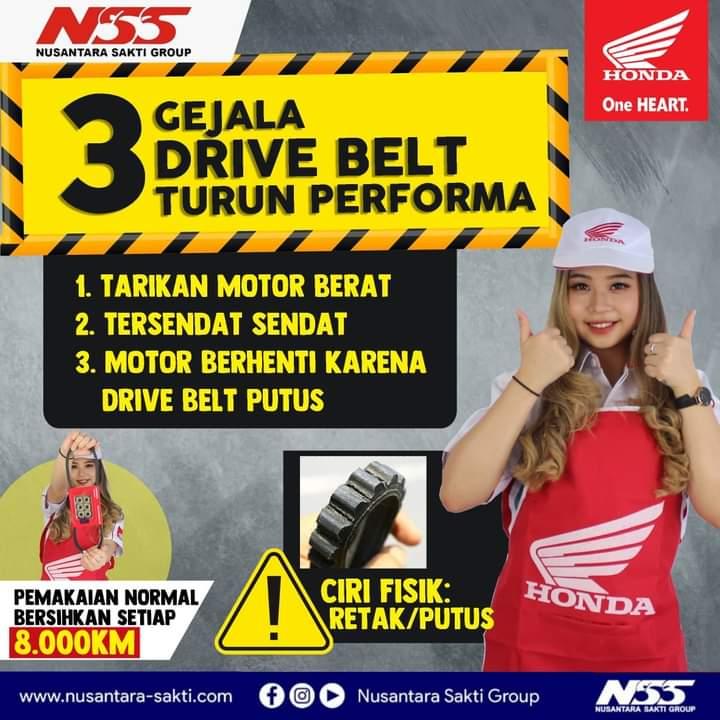 3 Gejala Drive Belt Turun Perfor