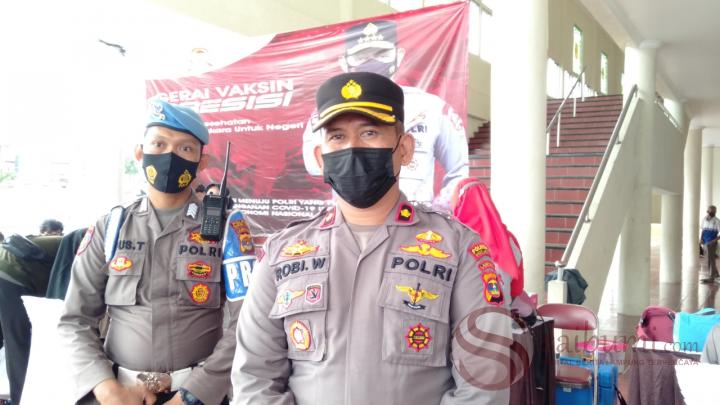Dukung Percepatan Vaksinasi Covid-19 Polsek Telukbetung Utara Gelar Vaksinasi Gerai Presisi
