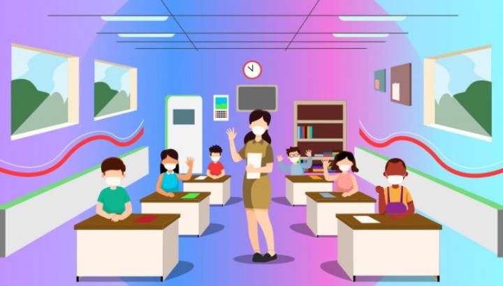 PTM Terbatas Tingkat SD-SMP Bandar Lampung Dimulai 14 Maret 2022